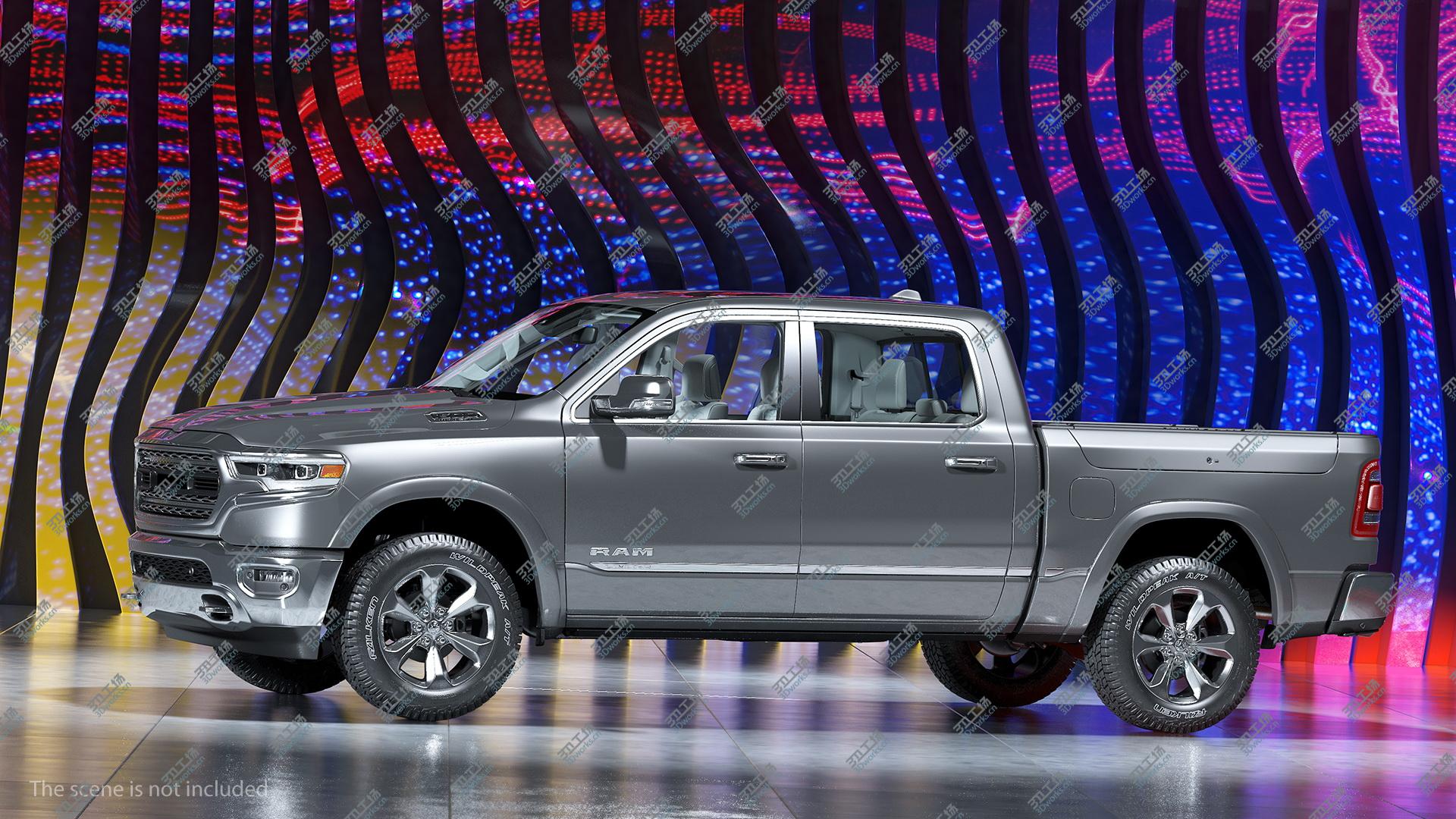 images/goods_img/2021040234/3D model Pickup Truck Dodge RAM 1500 2020 Rigged/2.jpg